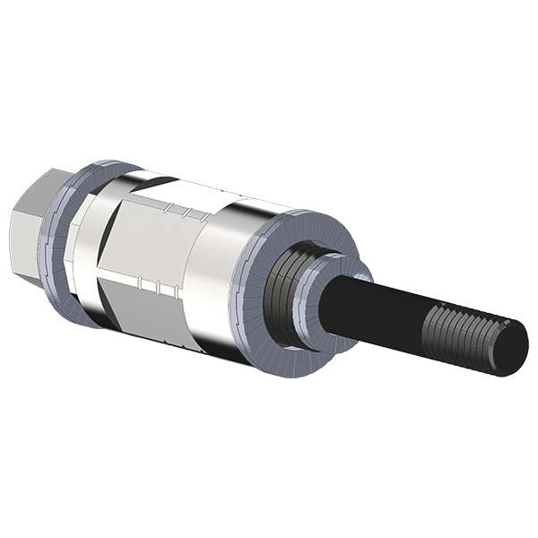 Adapter Polygon für HASE PINO mit Rohloff Speedhub A12 | passend für Weber-Kupplungen Typ: E - EL - ES