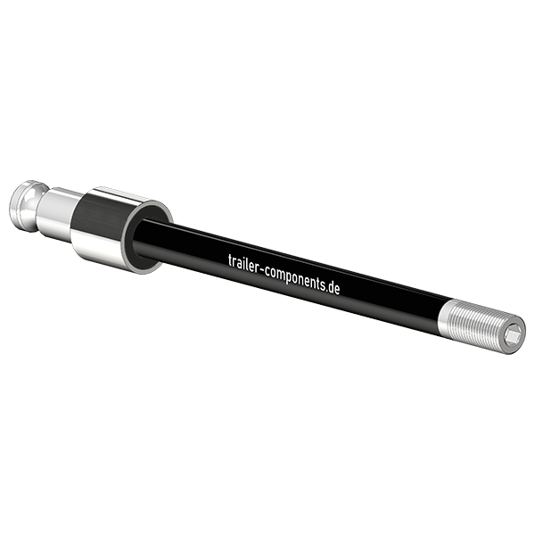 Steckachse Für Fahrradanhänger - Einstellbar 160-178mm Kompatibel Mit Kupplungen