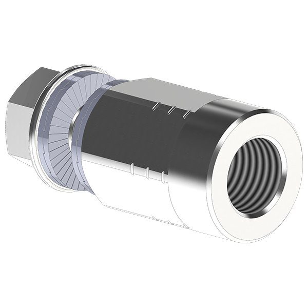 Vollachsen Adapter Universal für Fahrradanhänger | passend für Thule, Qeridoo, Burley, Hamax, Trixie u.v.a.