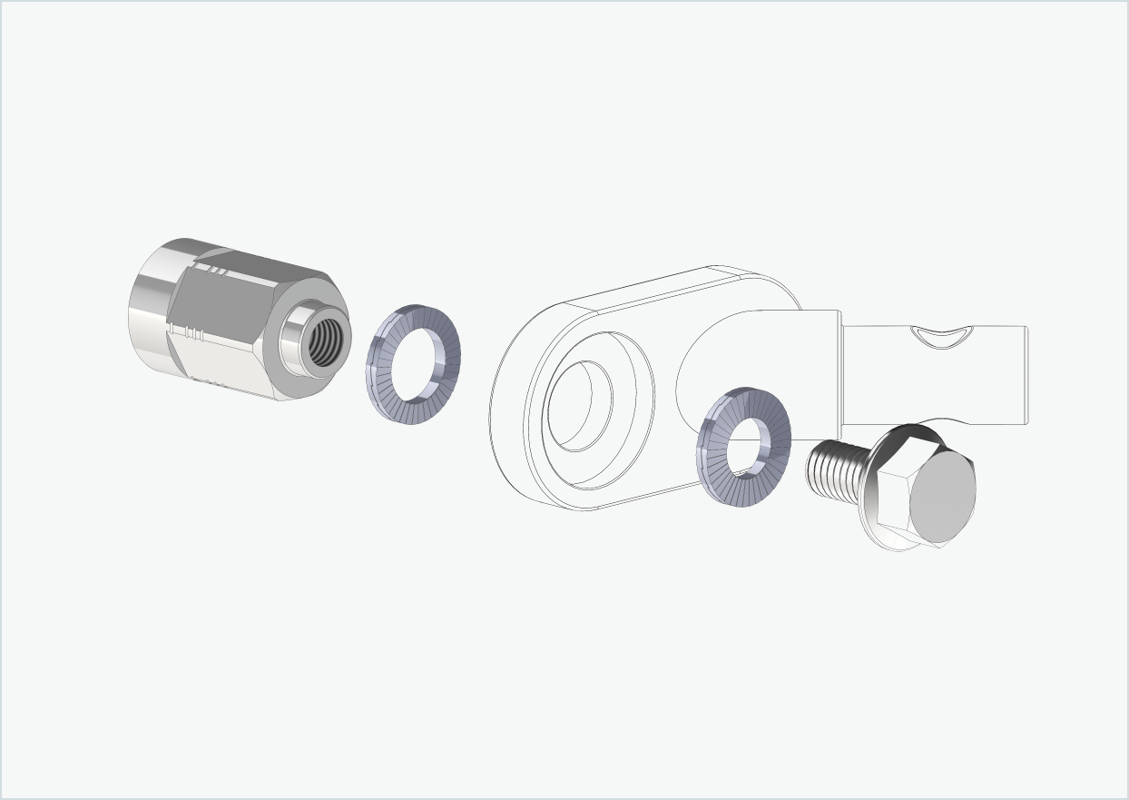Vollachsen Adapter - M10 x 1.00