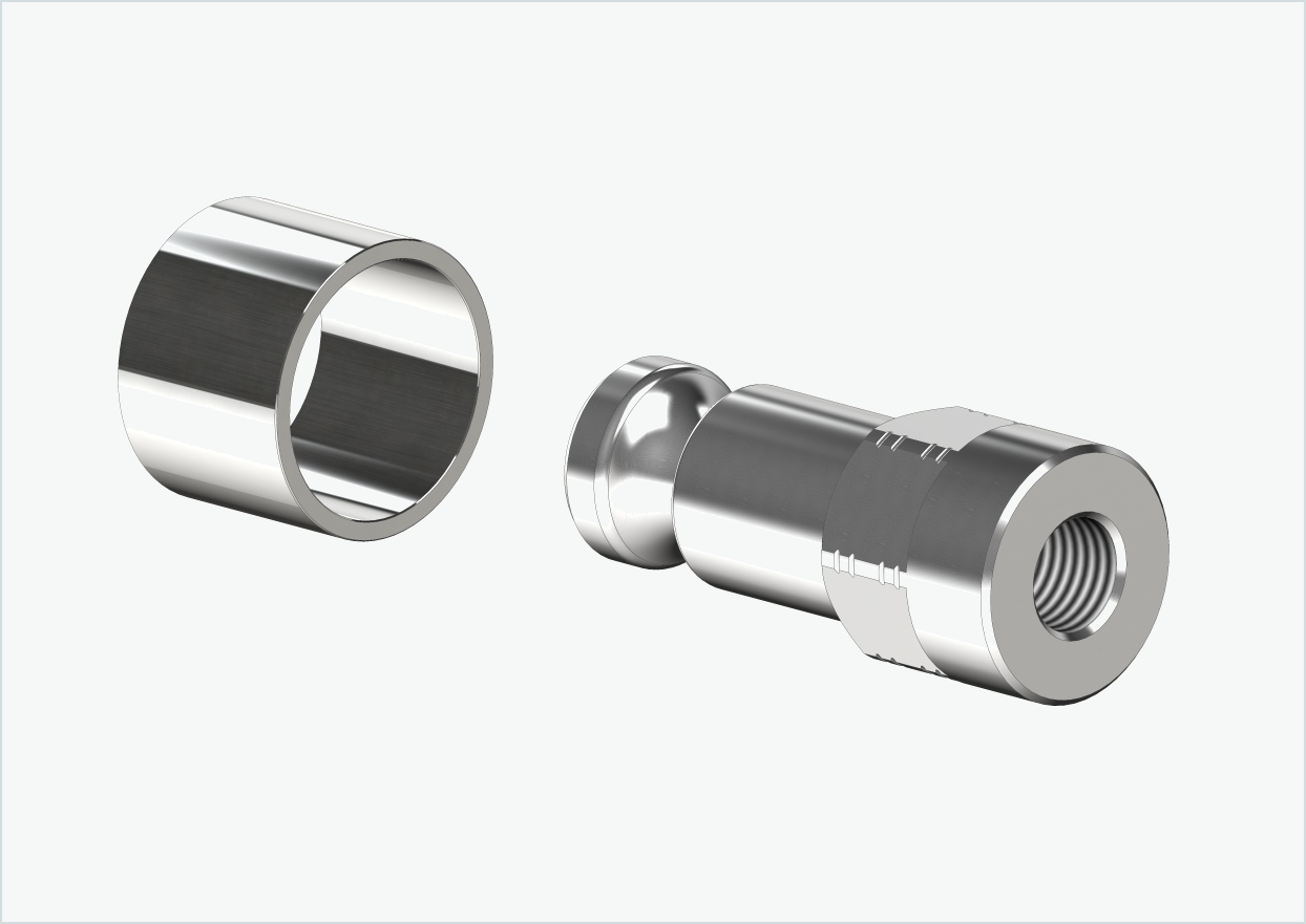 Vollachsen Adapter - FG 10.5 - (13/32 x 26) | für Croozer Anhänger ab 2018