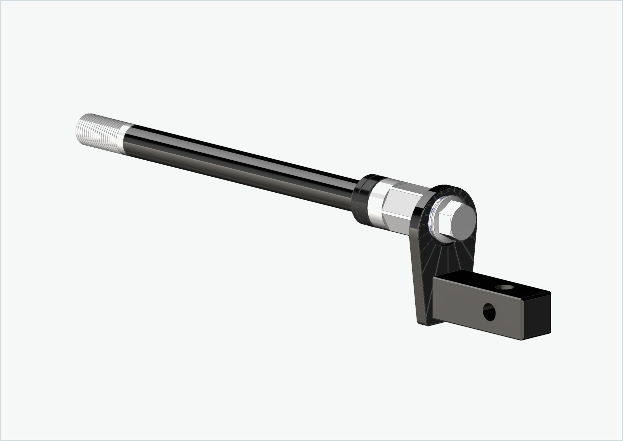 Steckachse Syntace (X-12) mit Adapter Universal / M12 x 1.00