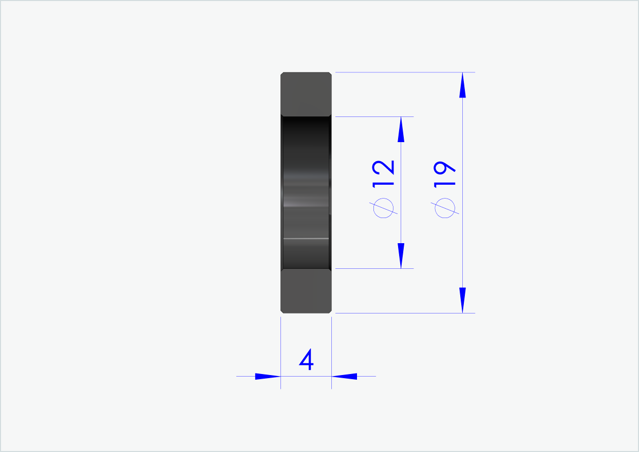 Distanzscheibe 4mm