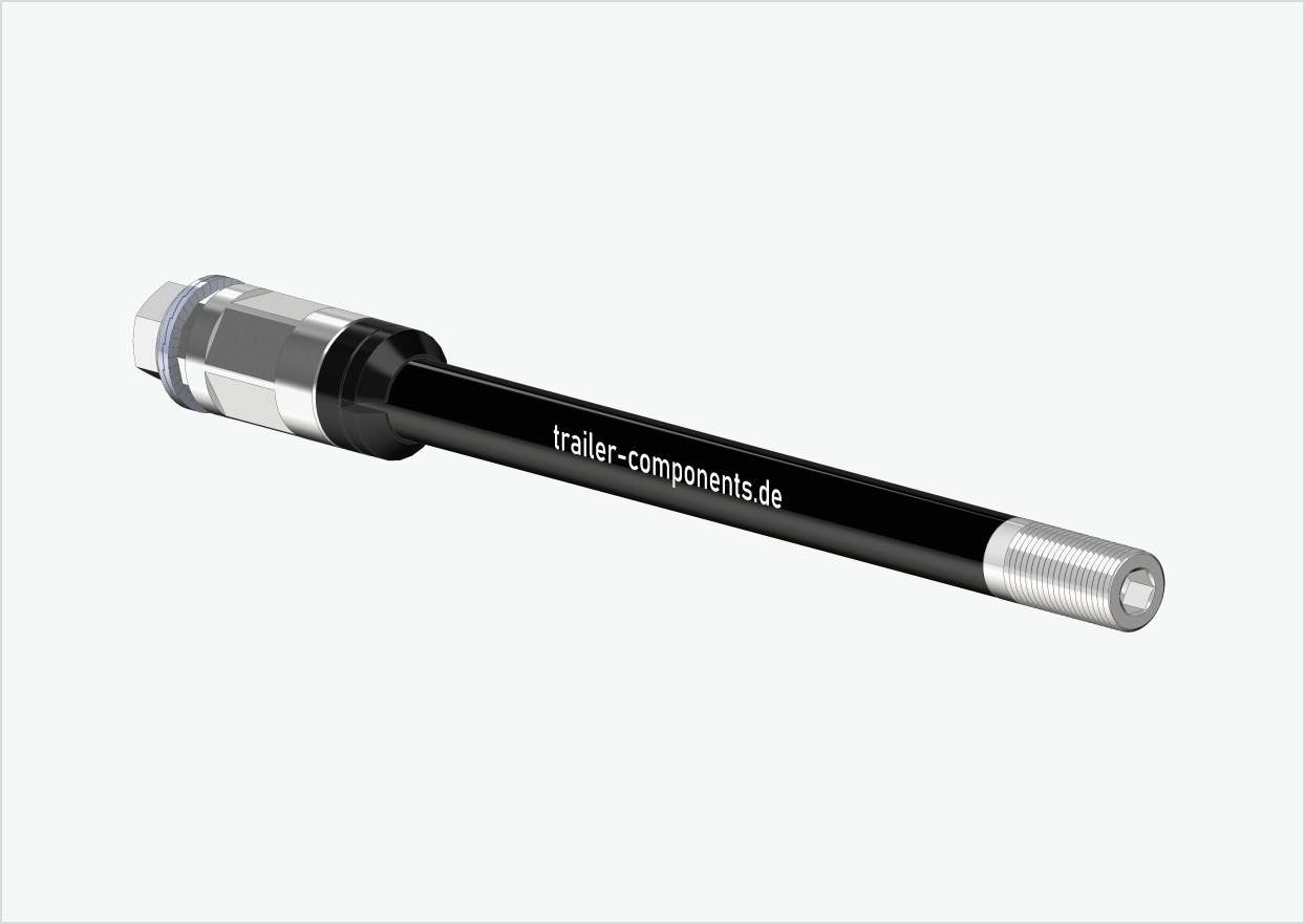Steckachse Syntace (X-12) mit Polygonadapter / M12 x 1.50
