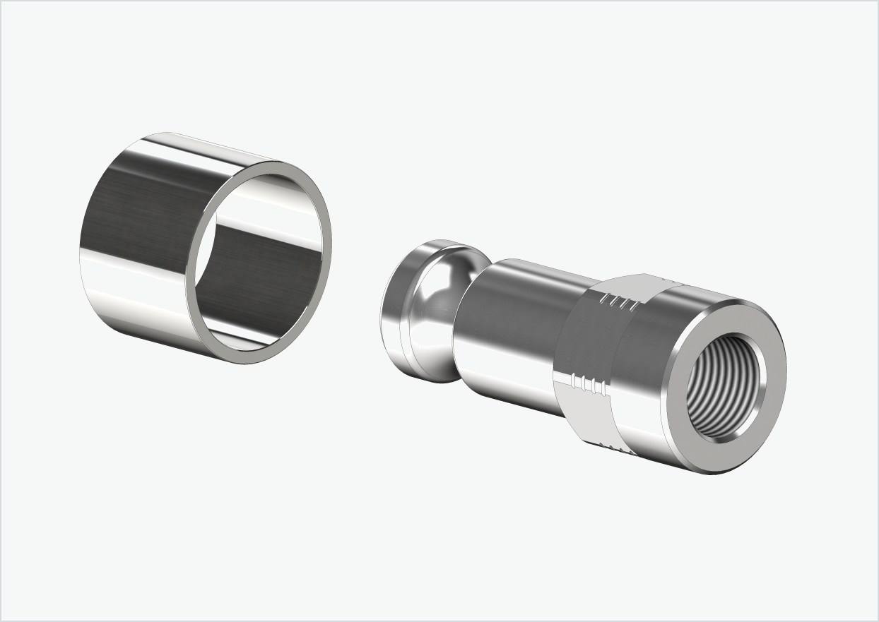 Vollachsen Adapter - M12 x 1.00 | für Croozer Anhänger ab 2018