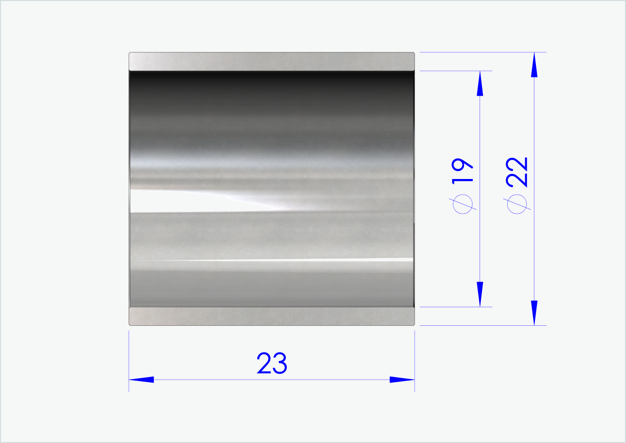 Sicherungshülse 23mm