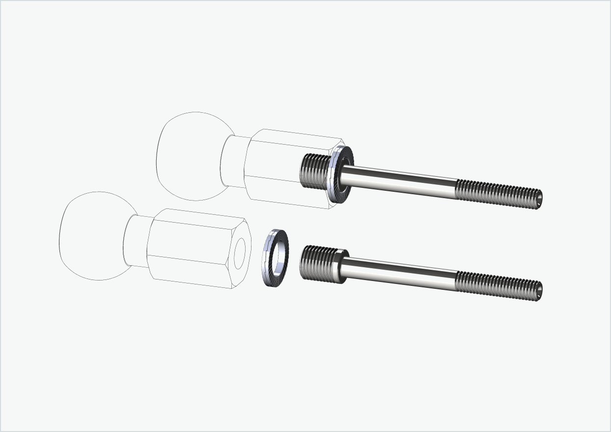 Burley COHO XC Gewindeadapter-Set | für Enviolo-Schaltnaben bis 2023