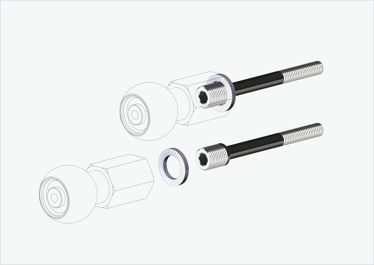 Burley COHO XC Gewindeadapter-Set | für Enviolo-Schaltnaben bis 2023