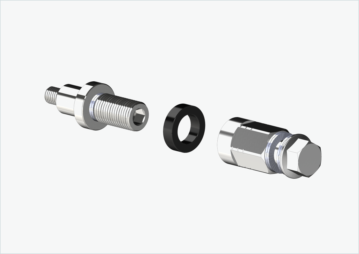 Adapter Universal XL für Rohloff Nabe Speedhub 500-14 / A12 | passend für Thule, Qeridoo, Burley, Prophete, Hamax, Trixie u.v.a.