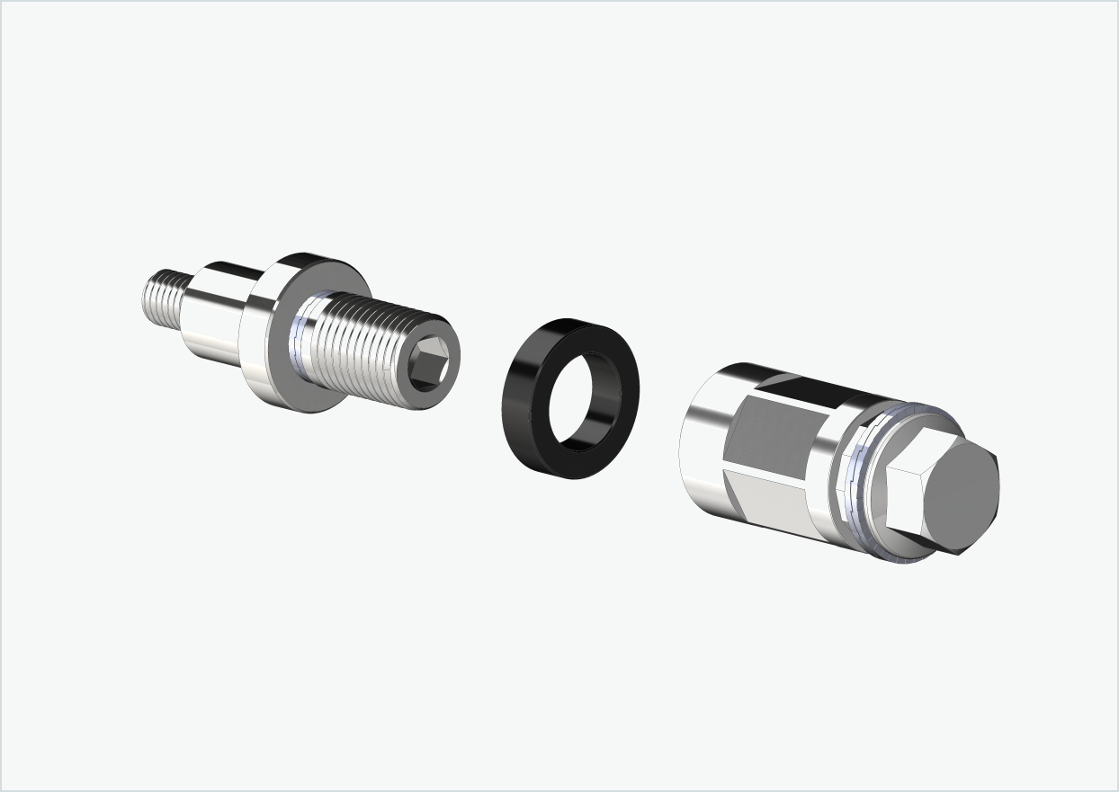 Adapter XL für Rohloff Nabe Speedhub 500-14 / A12 | passend für Weber-Kupplungen Typ: E - EL - ES