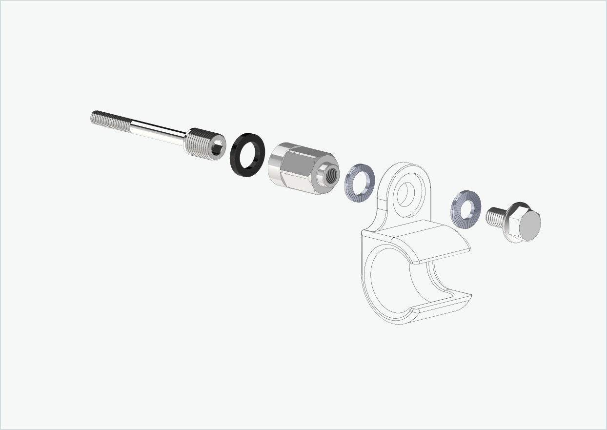 Adapter Universal für Enviolo-Schaltnaben bis 2023 | passend für Thule, Qeridoo, Burley, Prophete, Hamax, Trixie u.v.a.
