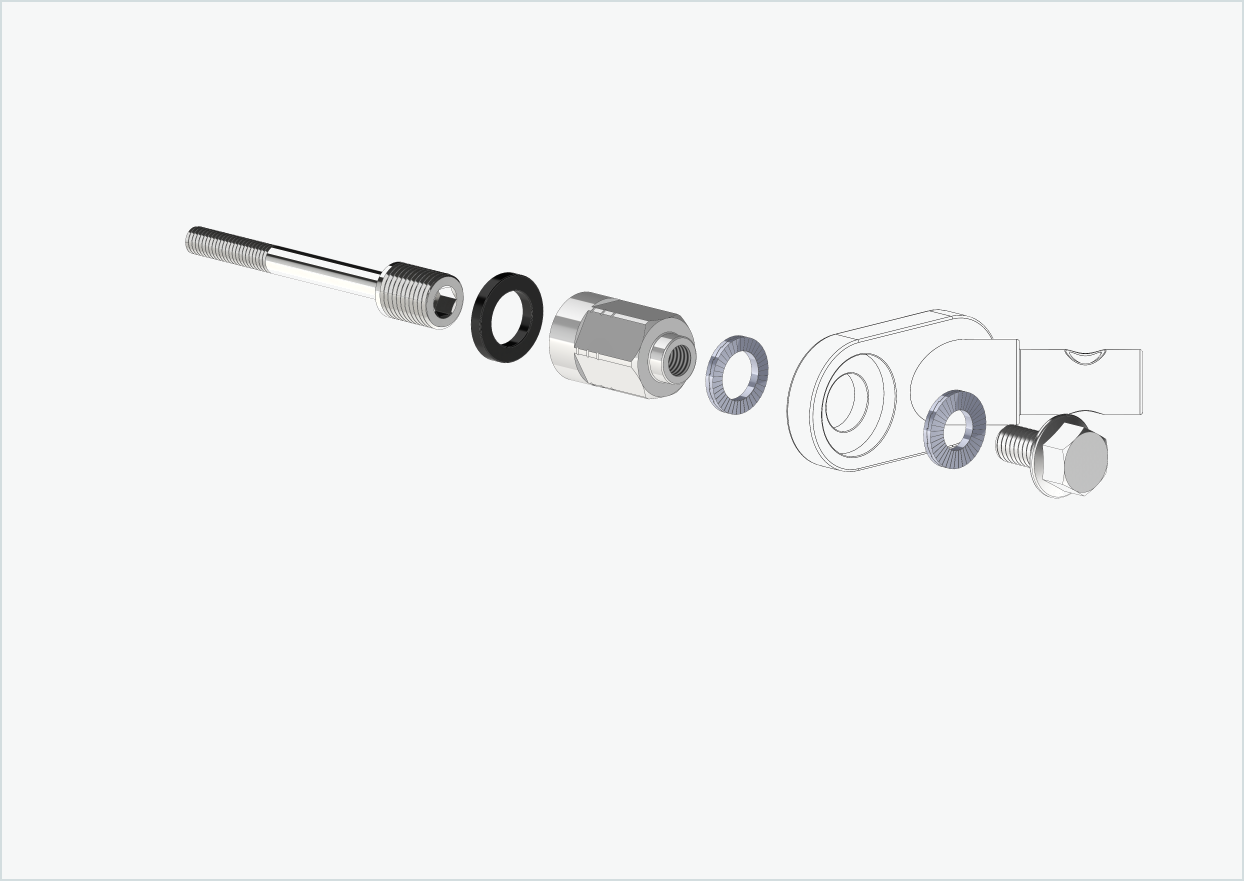 Adapter Universal für Enviolo-Schaltnaben bis 2023 | passend für Thule, Qeridoo, Burley, Prophete, Hamax, Trixie u.v.a.