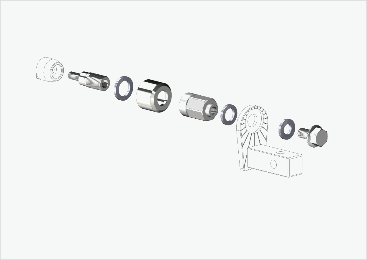 Adapter Universal für HYENA-HRN-Motor | passend für Thule, Qeridoo, Burley, Prophete, Hamax, Trixie u.v.a.