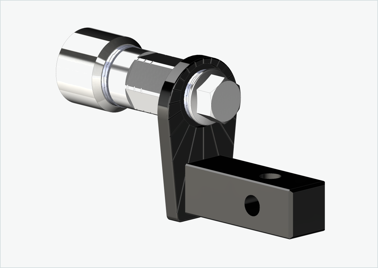 Adapter Universal für HYENA-HRN-Motor | passend für Thule, Qeridoo, Burley, Prophete, Hamax, Trixie u.v.a.