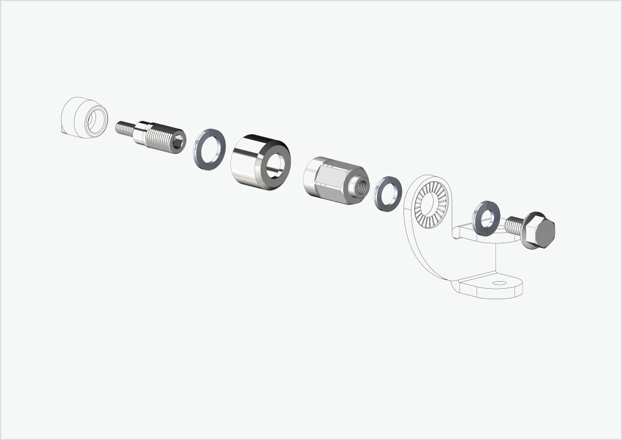 Adapter Universal für HYENA-HRN-Motor | passend für Thule, Qeridoo, Burley, Prophete, Hamax, Trixie u.v.a.