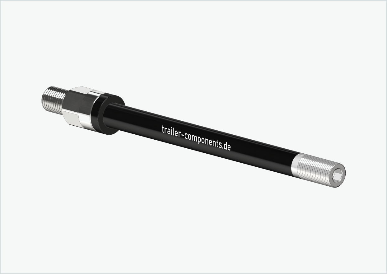 Steckachse mit Wechselsystem / M12 x 1.75