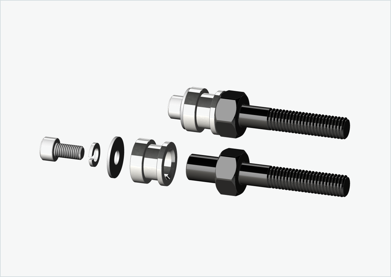 BOB YAK / IBEX Gewindeadapter-Set | für Enviolo-Schaltnaben ab 2024