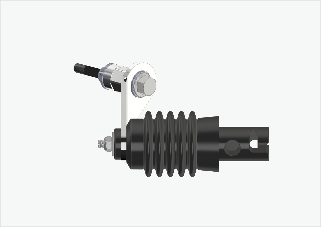 Adapter Polygon für HASE PINO mit Rohloff Speedhub A12 | passend für Weber-Kupplungen Typ: E - EL - ES
