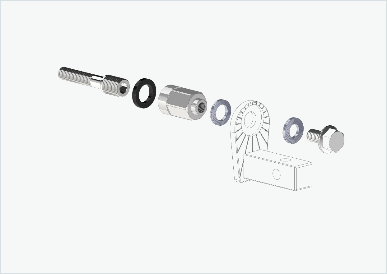 Adapter Universal für Enviolo-Schaltnaben ab 2024 | passend für Thule, Qeridoo, Burley, Prophete, Hamax, Trixie u.v.a.