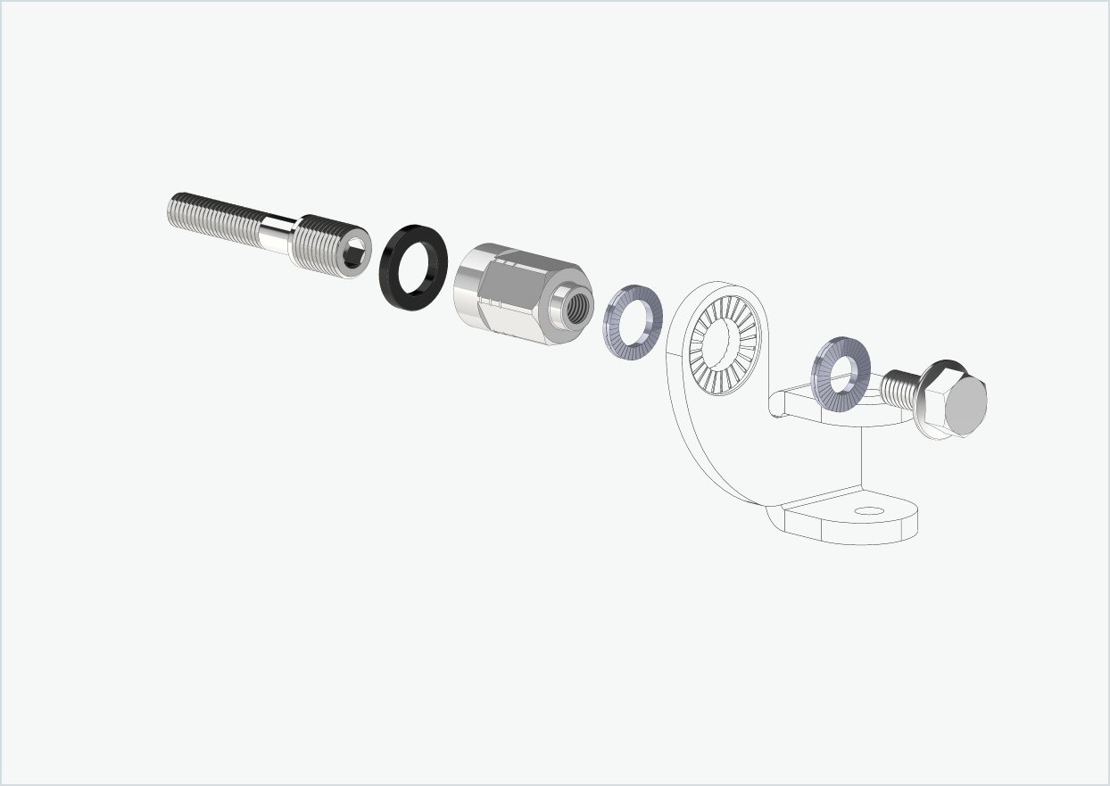 Adapter Universal für Enviolo-Schaltnaben ab 2024 | passend für Thule, Qeridoo, Burley, Prophete, Hamax, Trixie u.v.a.