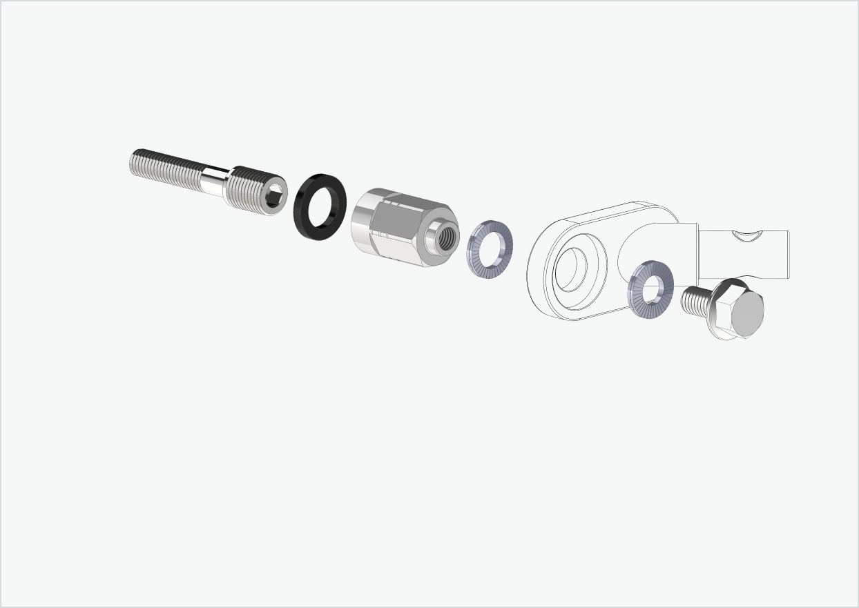 Adapter Universal für Enviolo-Schaltnaben ab 2024 | passend für Thule, Qeridoo, Burley, Prophete, Hamax, Trixie u.v.a.