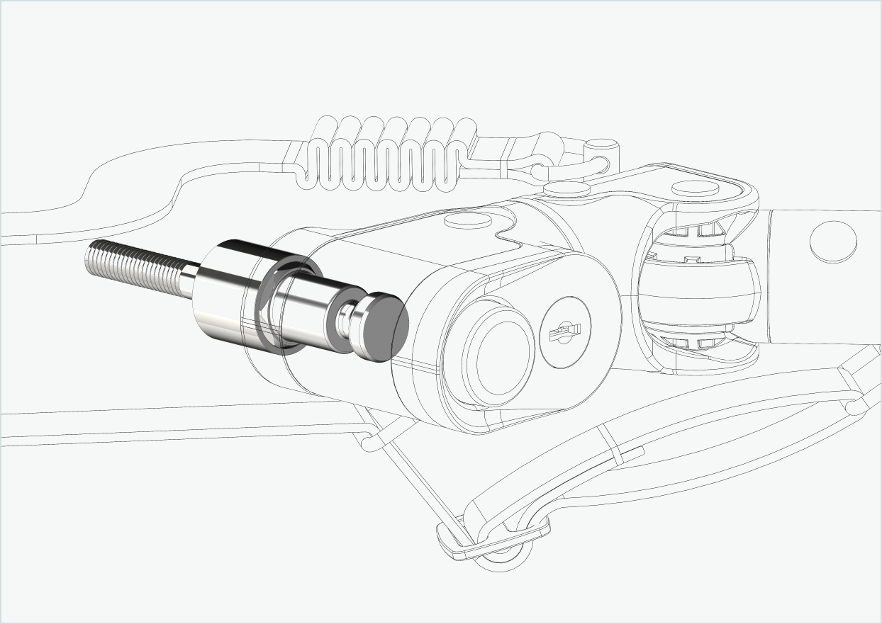 Adapter für Enviolo-Schaltnaben ab 2024 | passend für Croozer ab 2018