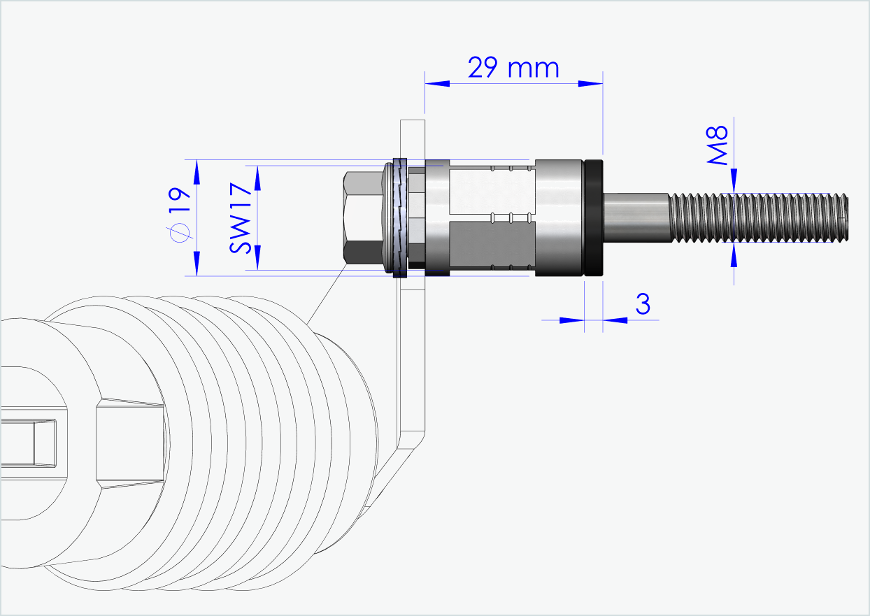Adapter Polygon für Enviolo-Schaltnaben ab 2024 | passend für Weber-Kupplungen Typ: E - EL - ES