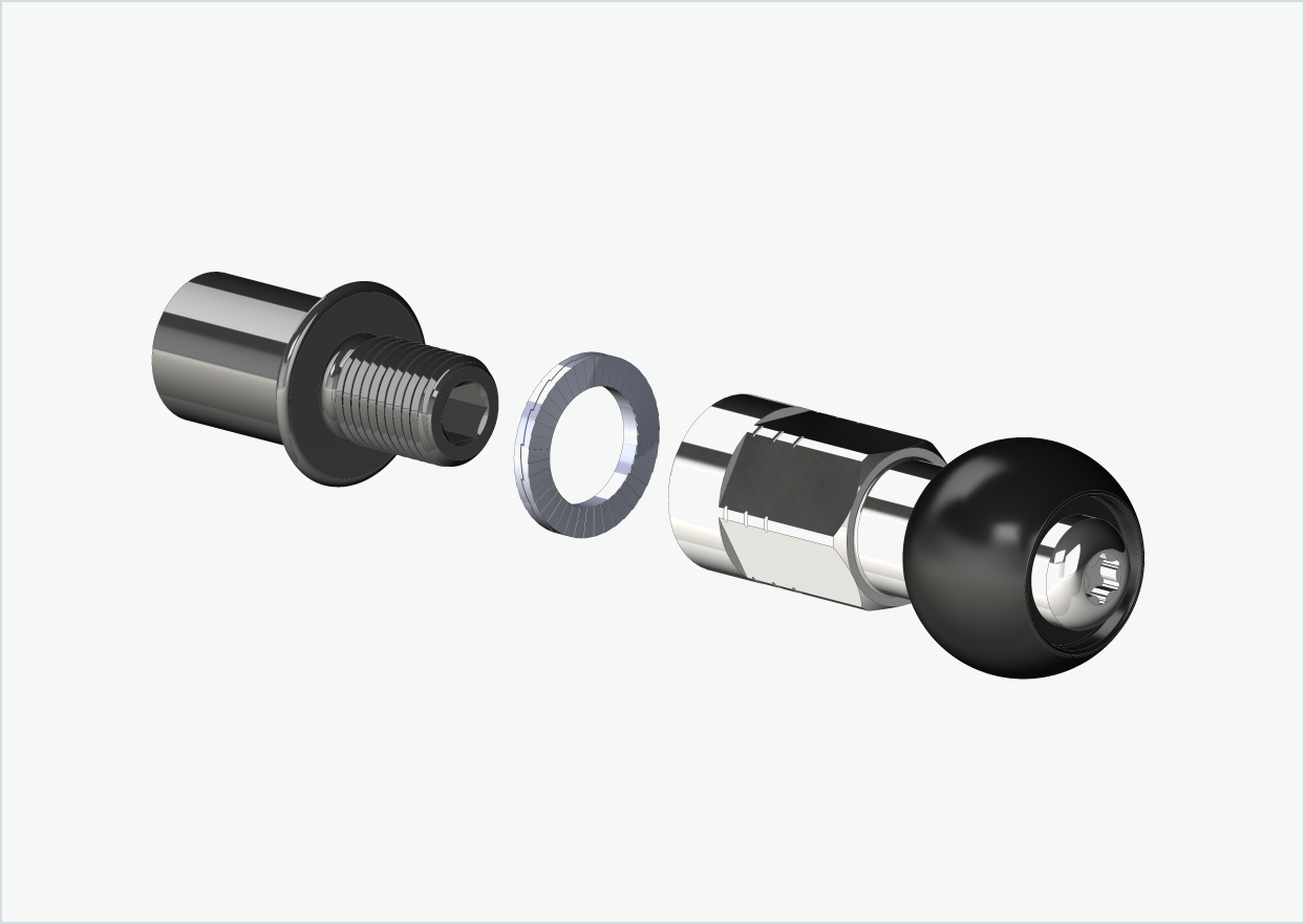 Cowboy 4 - Gewindeadapter kurz - M12 x 1.25 | Bundle mit Adapterset Burley COHO XC