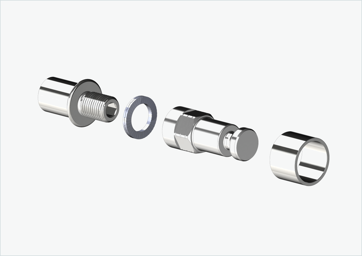 Cowboy 4 - Gewindeadapter kurz - M12 x 1.25 | Bundle mit Adapter Croozer