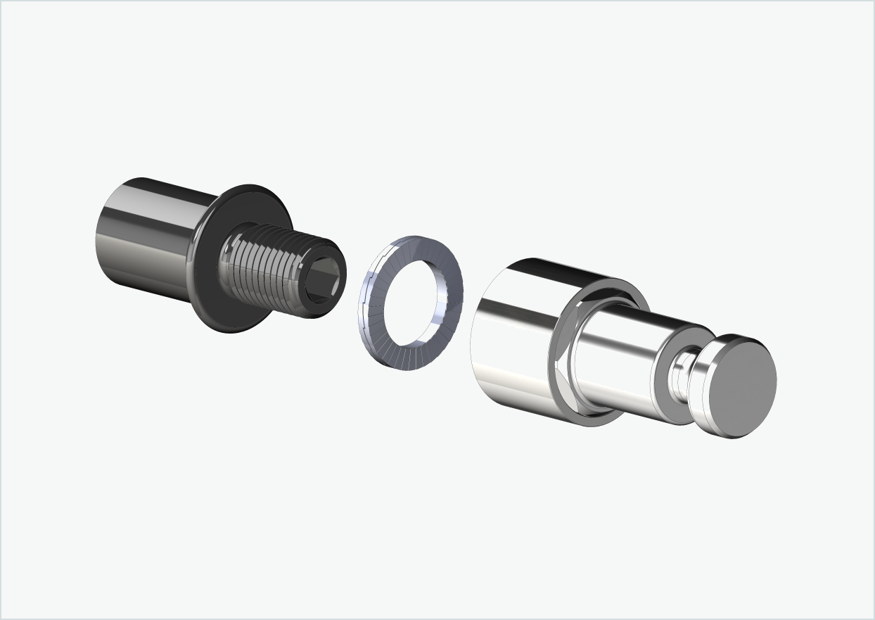 Cowboy 4 - Gewindeadapter kurz - M12 x 1.25 | Bundle mit Adapter Croozer