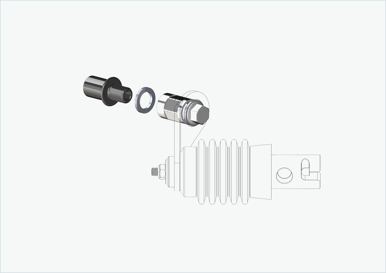 Cowboy 4 - Gewindeadapter kurz - M12 x 1.25 | Bundle mit Adapter Weber