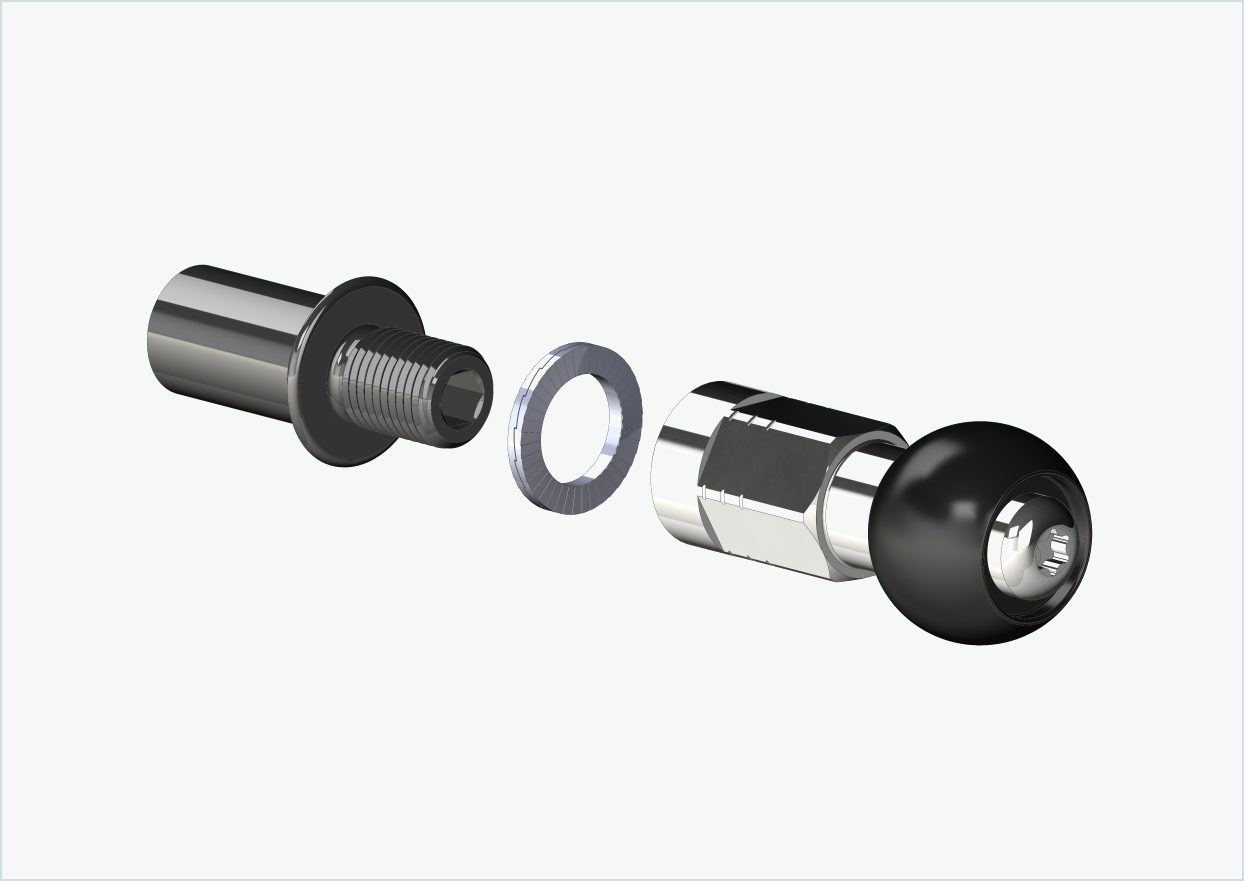 Cowboy 4 - Gewindeadapter lang - M12 x 1.25 | Bundle mit Adapterset Burley COHO XC