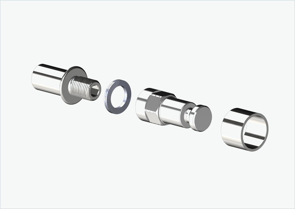 Cowboy 4 - Gewindeadapter lang - M12 x 1.25 | Bundle mit Adapter Croozer