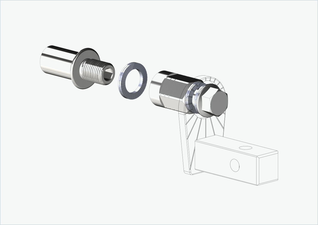 Cowboy 4 - Gewindeadapter lang - M12 x 1.25 | Bundle mit Adapter Universal
