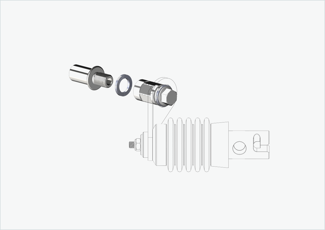 Cowboy 4 - Gewindeadapter lang - M12 x 1.25 | Bundle mit Adapter Weber
