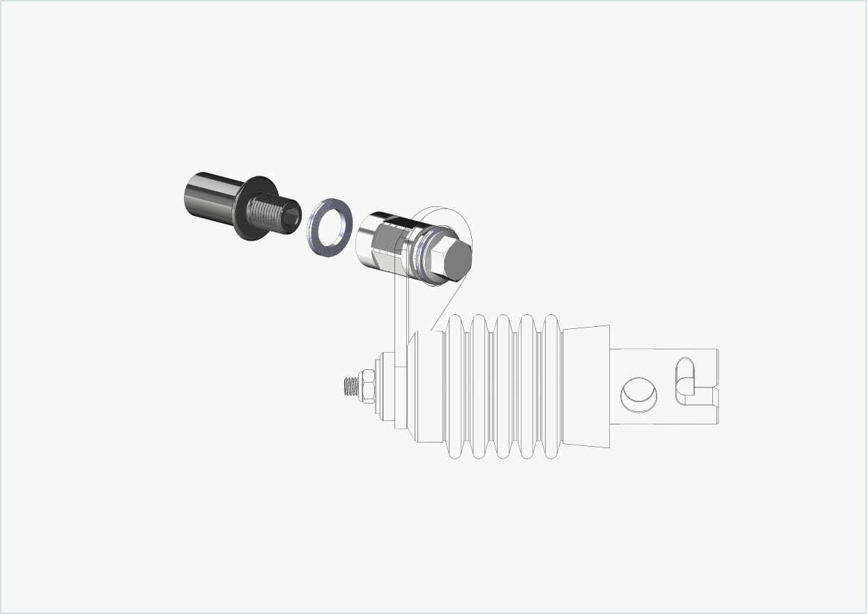Cowboy 4 - Gewindeadapter lang - M12 x 1.25 | Bundle mit Adapter Weber