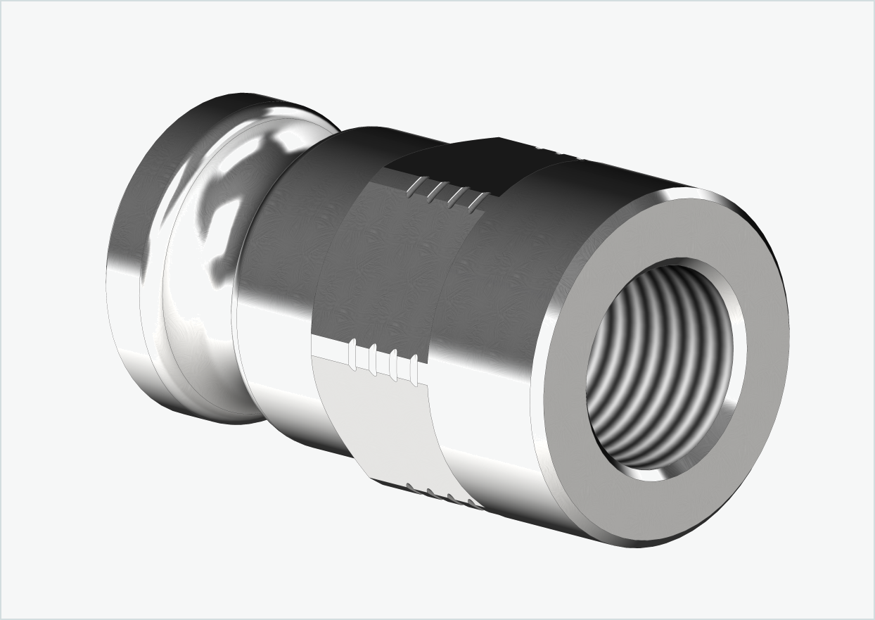 leggero fahrradanhänger ersatzteile Vollachsen Adapter - M12 x 1.00
