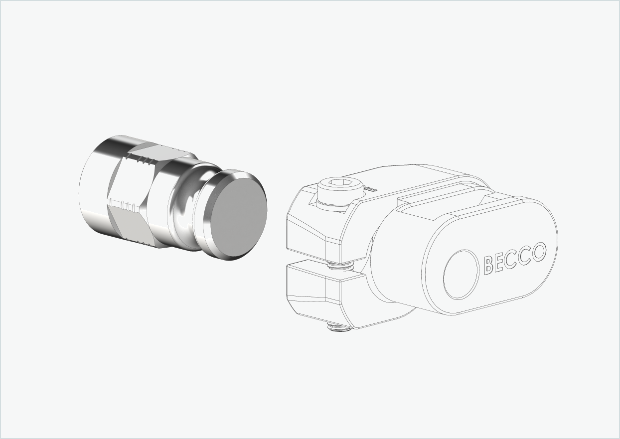 Vollachsen Adapter - M10 x 1.00 | für Leggero (BECCO)
