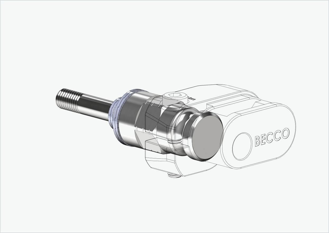 Adapter für HASE PINO mit Rohloff Speedhub A12 | passend für Leggero mit BECCO-System