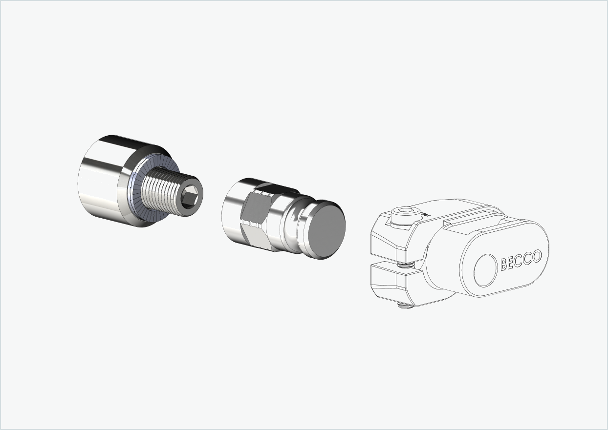 Adapter für HYENA-HRN-Motor | passend für Leggero mit BECCO-System