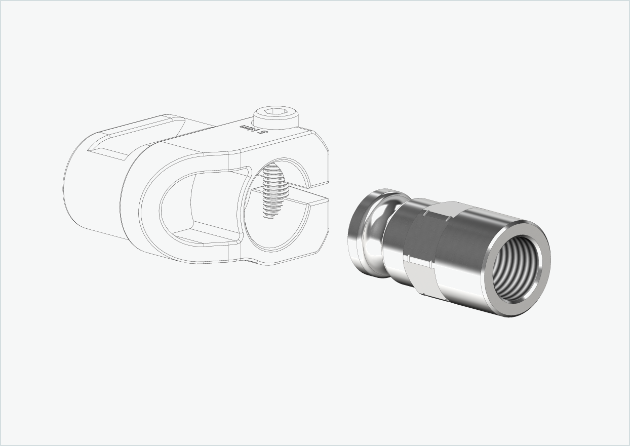 Vollachsen Adapter - M14 x 1.50 | für Leggero (BECCO)