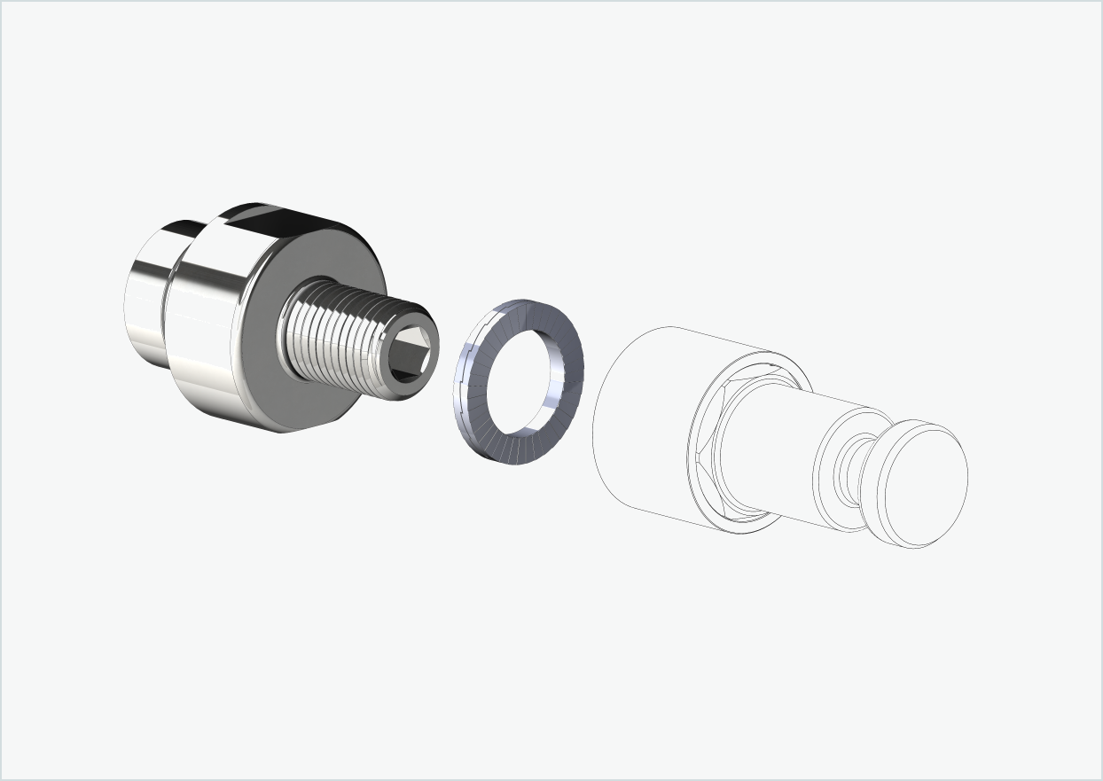 Adaptateur fileté - M12 x 1,25 | compatible avec ORBEA Diem 10 et 20