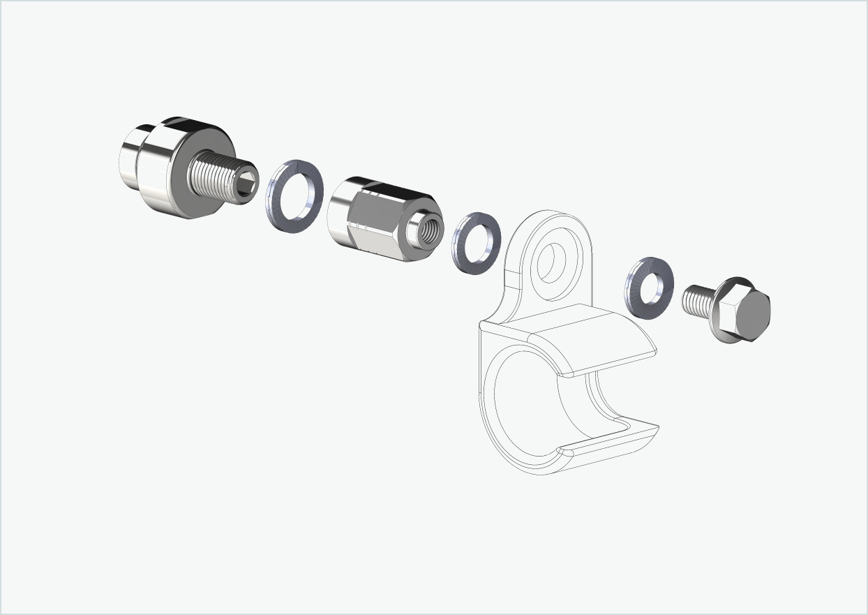 ORBEA Diem - Gewindeadapter - M12 x 1.25 | Bundle mit Adapter Universal