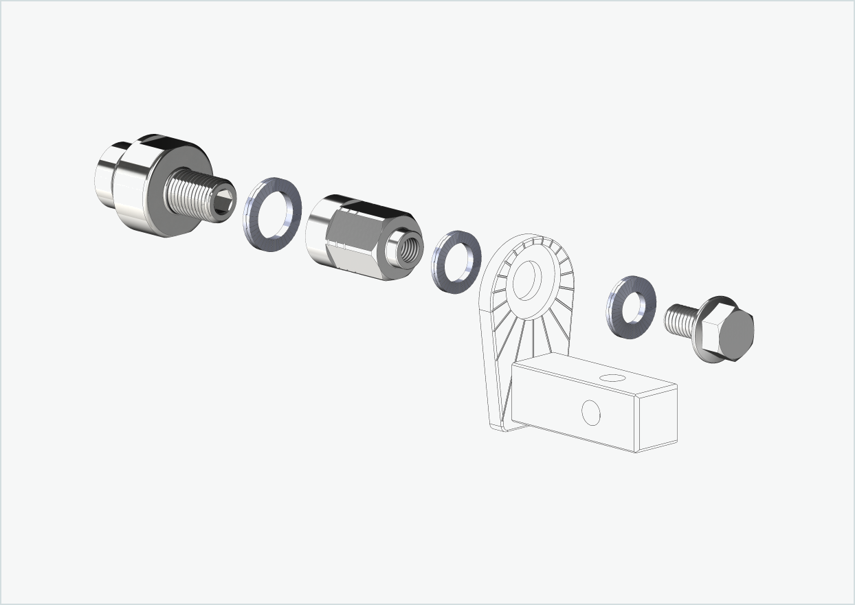 ORBEA Diem - Gewindeadapter - M12 x 1.25 | Bundle mit Adapter Universal