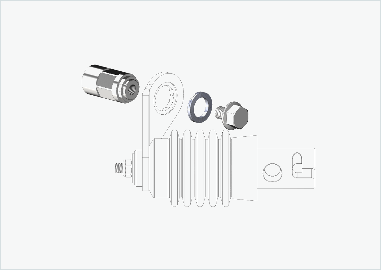 Vollachsen Adapter - M14 x 1.50 | für Weber Kupplung E - EL - ES