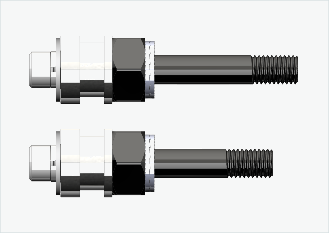 BOB YAK / IBEX Gewindeadapter-Set (30mm/36mm) | für Rohloff Speedhub 500-14 / A12
