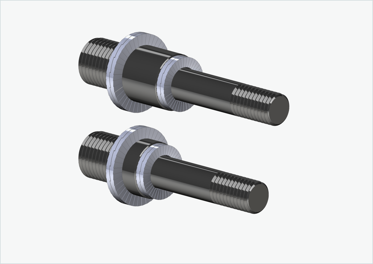 Burley COHO XC Gewindeadapter-Set | für HASE PINO mit Rohloff Speedhub 500-14 / A12