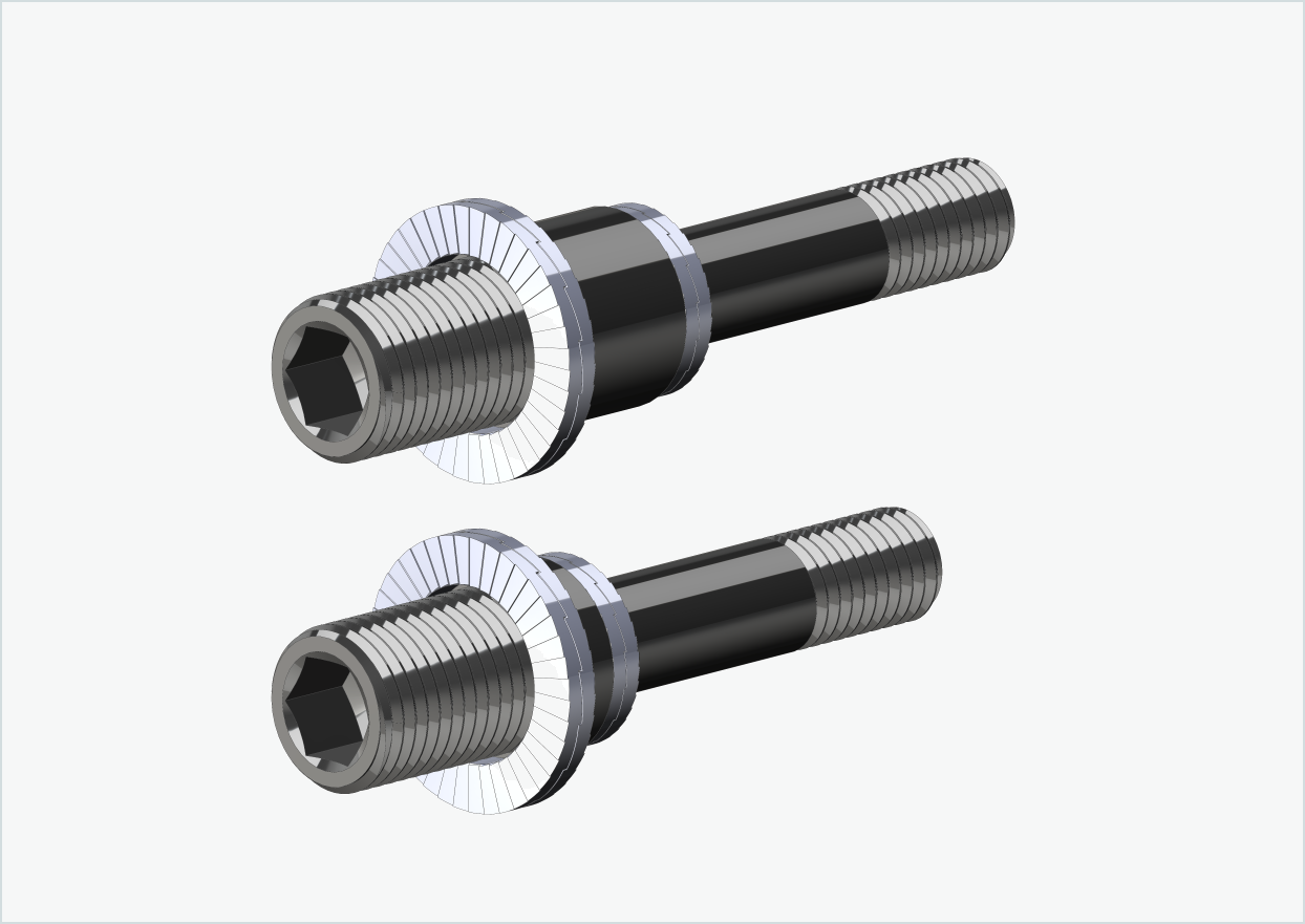 Burley COHO XC Gewindeadapter-Set | für HASE PINO mit Rohloff Speedhub 500-14 / A12