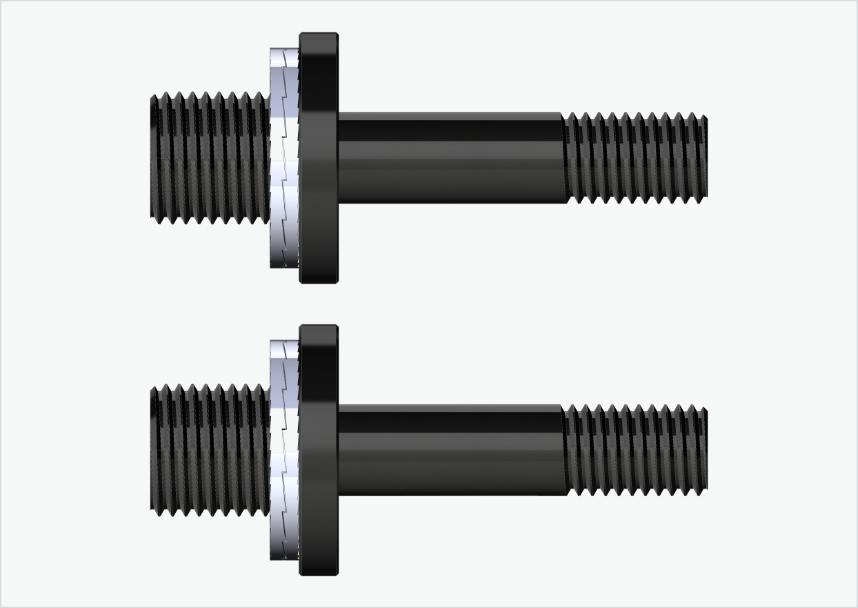 Burley COHO XC Gewindeadapter-Set (30mm/30mm) | für Rohloff Speedhub 500-14 / A12