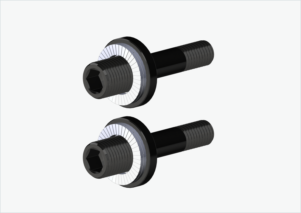 Burley COHO XC Gewindeadapter-Set (30mm/30mm) | für Rohloff Speedhub 500-14 / A12